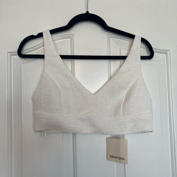 SHOWPO ADELAIDE TWO PIECE WIDE LEG SET IN WHITE - Picture 2 of 6